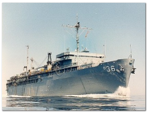 USS L. Y. SPEAR (AS-36) underway